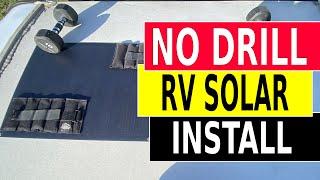 No Drill RV Solar Install