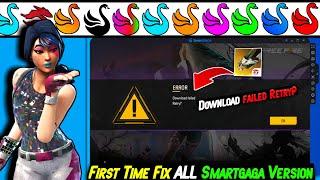 Live Proof Free Fire OB41 Download Failed Retry Error Fixed in Any Smartgaga Versions 2023