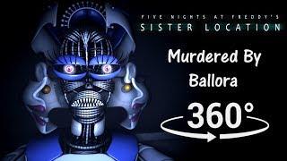 360° Murdered by Ballora in Parts and Service - FNAF Sister Location SFM VR Compatible