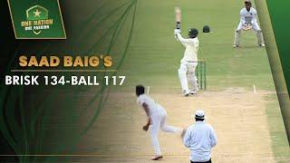 Saad Baigs Brisk 134-ball 117  Pakistan U19 vs Bangladesh U19 Four-Day Match  PCB  MA2T