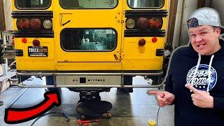 We Built A Custom Tube Bumper For Our Off-Road  School Bus