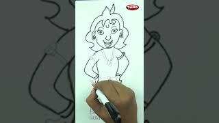 How to draw Krishna drawing   Janmashtami Special  Krishna Jayanthi special drawing