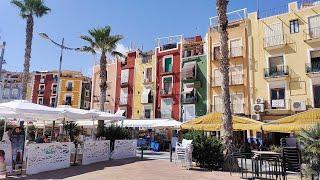 Benidorms COLOURFUL NEIGHBOUR VILLAJOYOSA️ Beach Sun Sand & Gorgeous Houses ️#benidorm