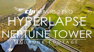 Hyperlapse about Neptunes Tower 4K DJI Mavic 2 Pro