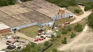 Rescue underway at Channahon water tower fire officials