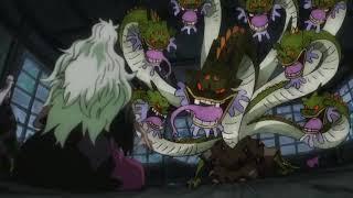 One Piece Kurozumi Orochi Eating the devil fruit  E965 Highlights 