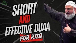 Short and Effective Duaa for Rizq  Ustadh Mohamad Baajour