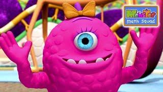 Little Wally Ball-y Monster  Monster Math Squad  Cartoons for Kids  WildBrain Wonder