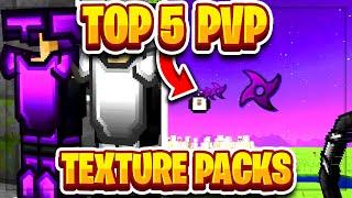 TOP 5 Minecraft TEXTURE PACK 1.8 PvP 