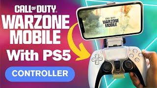 How To Play COD WarZone On iPhone with PS5 controller 2024