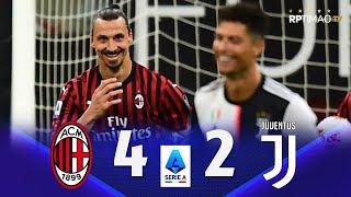 Milan 4 x 2 Juventus Ibrahimovic x C. Ronaldo ● Serie A 1920 Extended Goals & Highlights ᴴᴰ