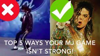 Top 5 Ways Your MJ Game IS NOT Strong