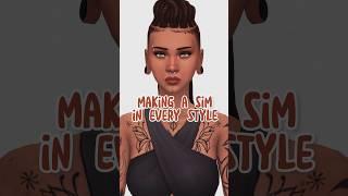 BASE vs. ALPHA vs. MAXIS-MATCH SIM  the sims 4 #createasim #sims4 #thesims4 #sims4cas #thesims