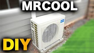 How To Install A MrCool DIY Ductless Mini Split YOURSELF - FAST and EASY