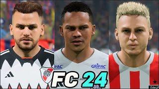 FC 24  ALL CONMEBOL LIBERTADORES PLAYERS REAL FACES
