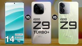 redmi note 14 pro plus vs iqoo z9 turbo plus vs iqoo z9