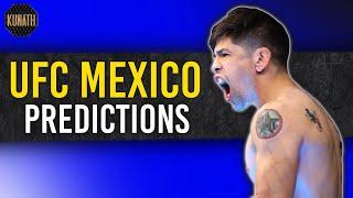 UFC MEXICO PREDICTIONS  FULL CARD BREAKDOWN