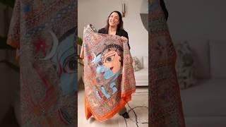 Styling a MADHUBANI saree