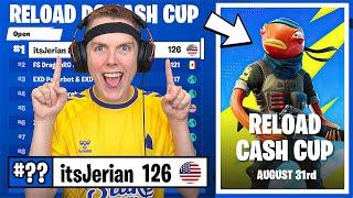 So I Played The First *RELOAD* Cash Cup... Fortnite