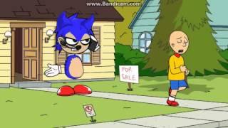 Caillou grounds Sonic The HedgehogGrounded.