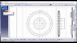 3 how to convert 3D model to 2D drawing catia V5