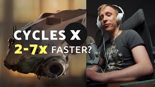 Cycles X 2-7 times FASTER? Blender 3.0 