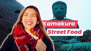 KAMAKURA Tastiest JAPANESE STREET FOOD on Komachi Dori Street