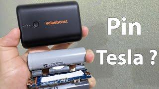 Bung nội thất Velasboost Dynamic 1  Pin sạc dự phòng của Velasboost sử dụng cell pin Tesla ?