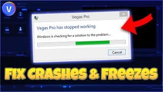 VEGAS Pro 20 How To Fix Crashes & Freezes - Tutorial #587