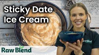 How to make Sticky Date Ice Cream in a Vitamix Blender  Recipe Video