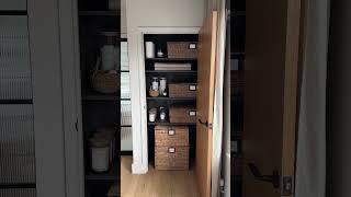 A makeover of our linen cupboard  See my YouTube channel for the full length video and details.