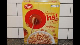 Post Honey Oh’s Sweetened Cereal with Honey Review