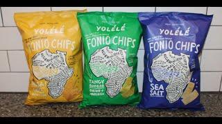 Yolélé Yolele Fonio Chips Chili Onion + Lime Baobab Onion + Moringa and Sea Salt Review