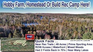 Cheap Land In Maine Real Estate Video  MOOERS REALTY Property Listings