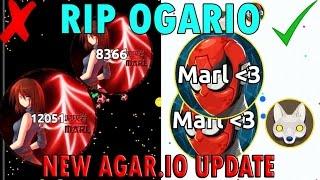 NEW AGAR.IO UPDATE - RIP OGARIO - First TakeOver in the new Vanilla.