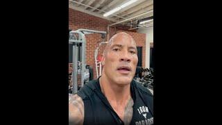 Así es la bestial rutina de workout de The Rock