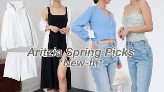 ARITZIA SPRING NEW-IN HAUL  Cute Spring Tops & Loungewear