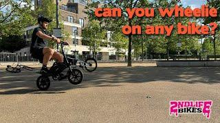 Can You Do A Wheelie On Any Bike - DYU D3F Review and test ride.