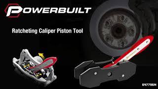 Powerbuilt Ratcheting Caliper Piston Tool #647796
