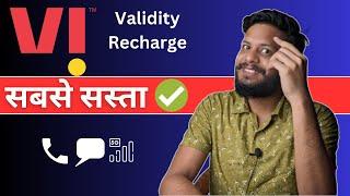 Vi validity recharge Vi ka sbse sasta validaty wala recharge  vodafone validity recharge