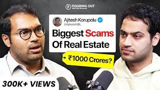 How To Get Rich With Real Estate Investment Rent Vs Buy & Scams - Ft Ajitesh  FO187 Raj Shamani