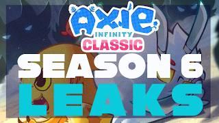 Axie Classic Season 6 Leaks  New Evolutions & Halloween Event