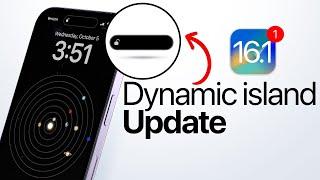 iOS 16.1 Brings First Update to Dynamic island