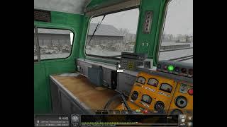 Train Simulator - 2TE10M startup