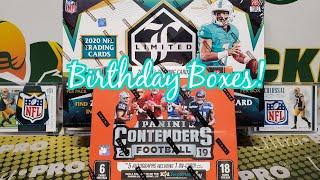 Birthday Unboxing Contenders and Limited Football