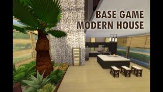 BASE GAME  MODERN HOUSE  NO CC  THE SIMS 4  STOP MOTION