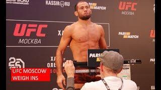 UFC MOSCOW MAIRBEK TAISUMOV MISSES WEIGHT