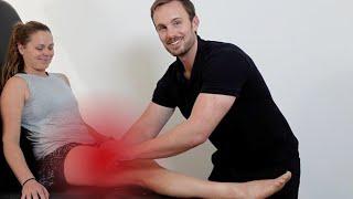Basic Thigh Massage Tutorial to Reduce Muscle Tension using Effleurage & Petrissage