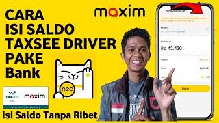 CARA ISI SALDO MAXIM MUDAH PAKE BANK NEO TERBARU