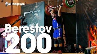 Dmitry Berestov 115.7kg 200kg  440 lbs Thruster 2016 Klokov Power Weekend